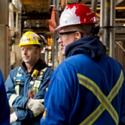 Worker wearing Safety Gears